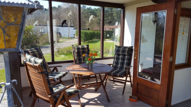 Windfang am Ferienhaus Texel