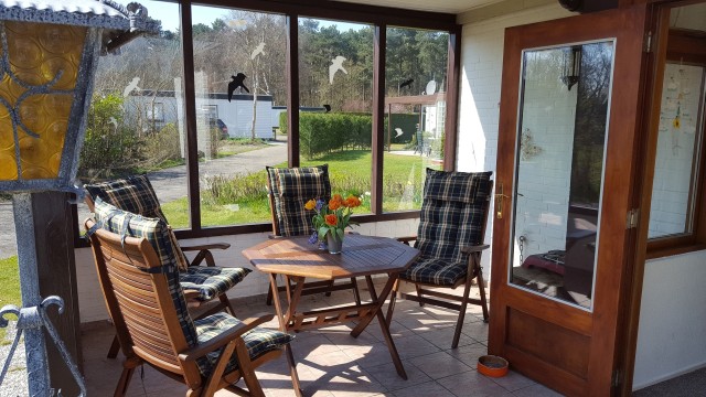 Windfang am Ferienhaus Texel